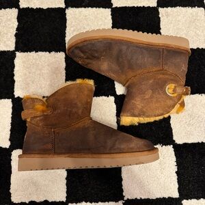 Koolaburra by Ugg Chestnut Remley Mini Winter Boots Size 6